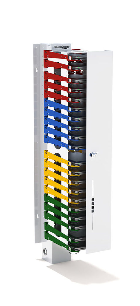 PowerGistics Tower20Plus charging station for laptops, tablets and Chromebooks