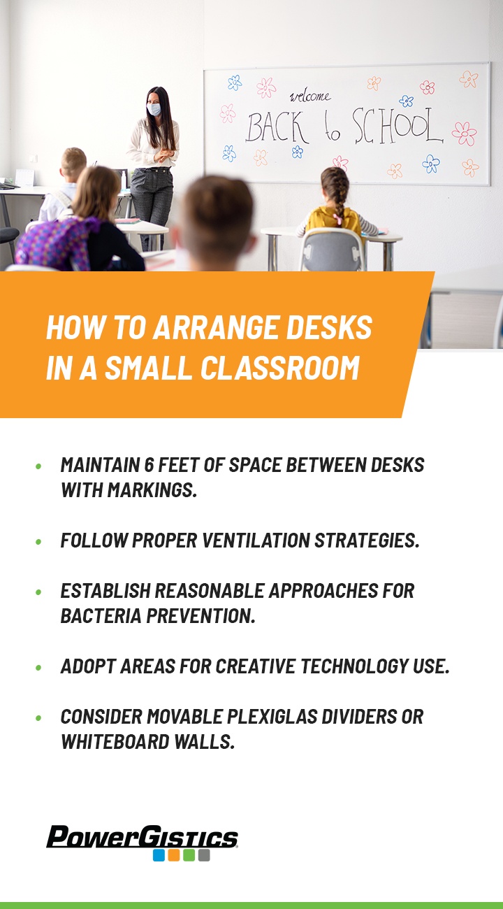 how to arrange desks in a small classroom