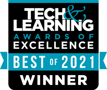 Tech & Learning Awards of Excellence 2021 Winner badge