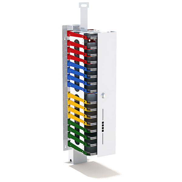 PowerGistics Core16 charging station with Techstop showing