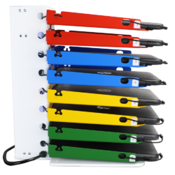 PowerGistics TableTower8 USB with devices side view