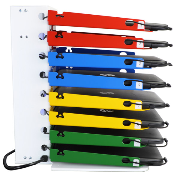 PowerGistics TableTower8 USB with devices side view